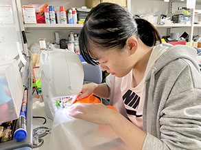 パラシュート縫製