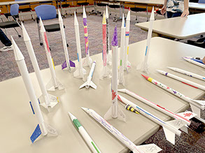 モデルロケット完成品